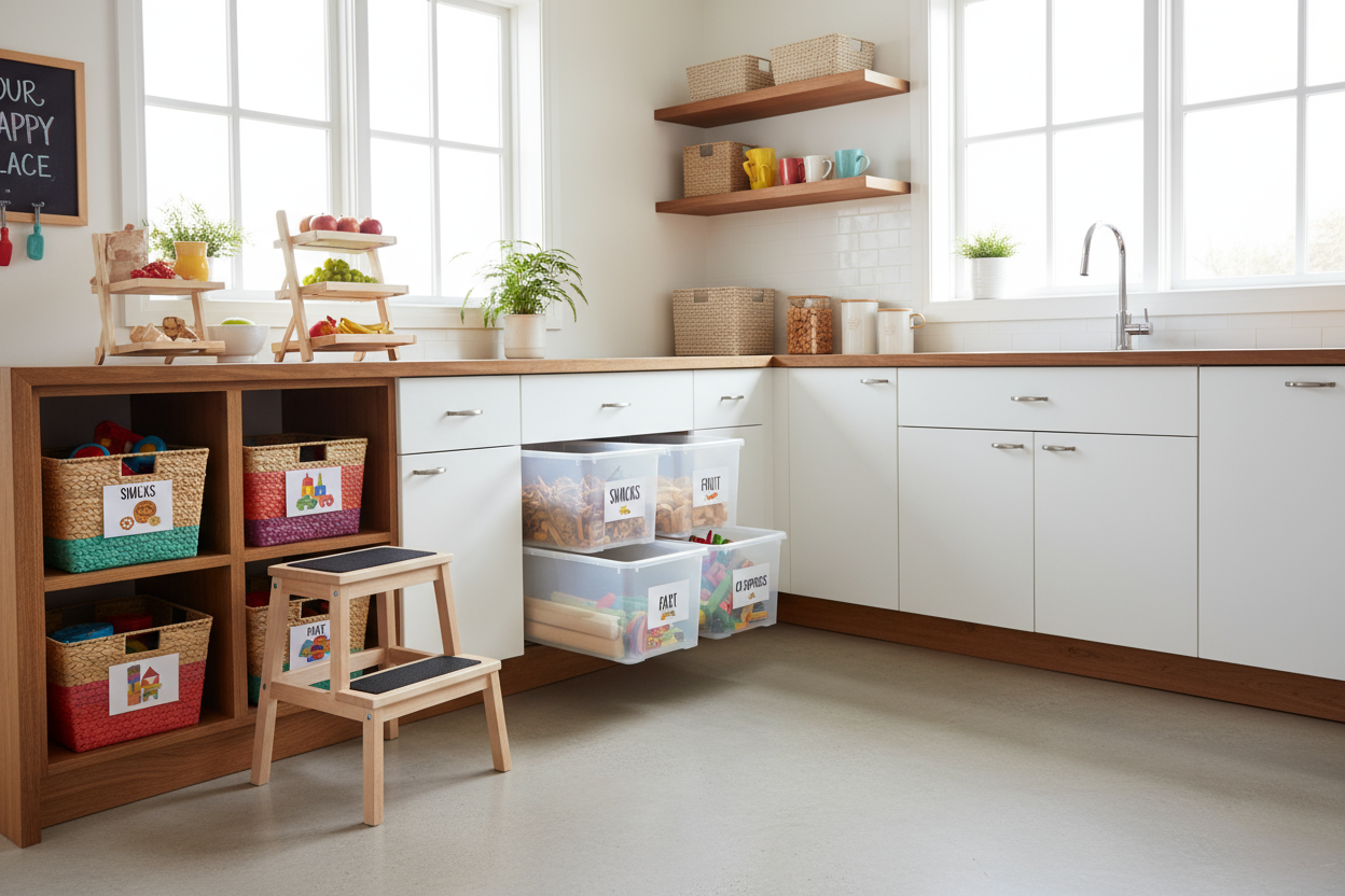 Family Kitchen Organisation: Creating Kid-Friendly Storage Solutions That Work
