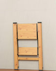 2 Step Aluminium Wood Grain Step Ladder - LAUNDRY - Ladders - Soko and Co
