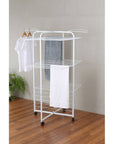 42 Rail Tower Clothes Airer on Wheels White - LAUNDRY - Airers - Soko and Co