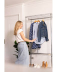 Adjustable Heavy Duty Wardrobe Shelving Unit 120cm - WARDROBE - Garment Racks - Soko and Co