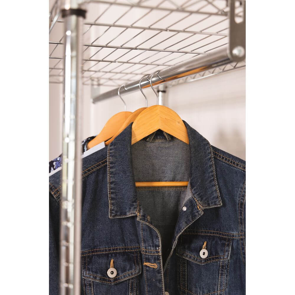 Adjustable Heavy Duty Wardrobe Shelving Unit 90cm - WARDROBE - Garment Racks - Soko and Co