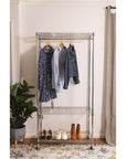 Adjustable Heavy Duty Wardrobe Shelving Unit 120cm - WARDROBE - Garment Racks - Soko and Co