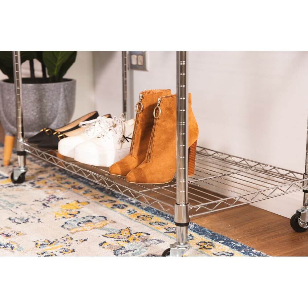 Adjustable Heavy Duty Wardrobe Shelving Unit 120cm - WARDROBE - Garment Racks - Soko and Co