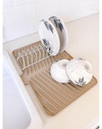 Ari Dish Draining Board Cream - KITCHEN - Dish Racks and Mats - Soko and Co