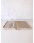 Ari Dish Draining Board Cream - KITCHEN - Dish Racks and Mats - Soko and Co