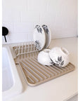 Ari Dish Draining Board Cream - KITCHEN - Dish Racks and Mats - Soko and Co