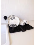 Ari Dish Draining Board Graphite - KITCHEN - Dish Racks and Mats - Soko and Co