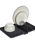 Ari Dish Draining Board Graphite - KITCHEN - Dish Racks and Mats - Soko and Co