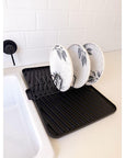 Ari Dish Draining Board Graphite - KITCHEN - Dish Racks and Mats - Soko and Co
