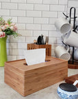 Bamboo Tissue Box - HOME STORAGE - Tissue Boxes - Soko and Co