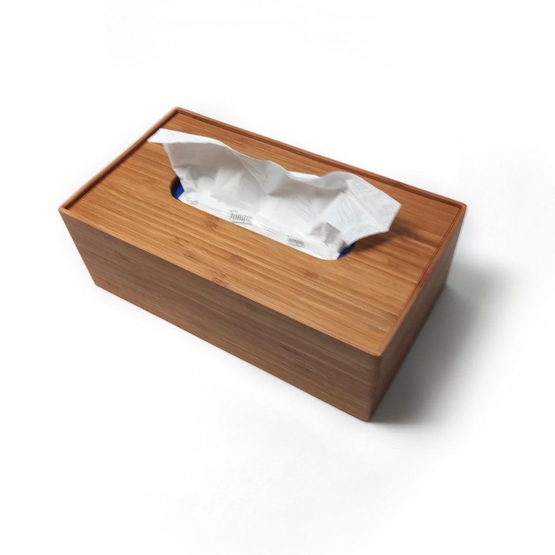 Bamboo Tissue Box - HOME STORAGE - Tissue Boxes - Soko and Co