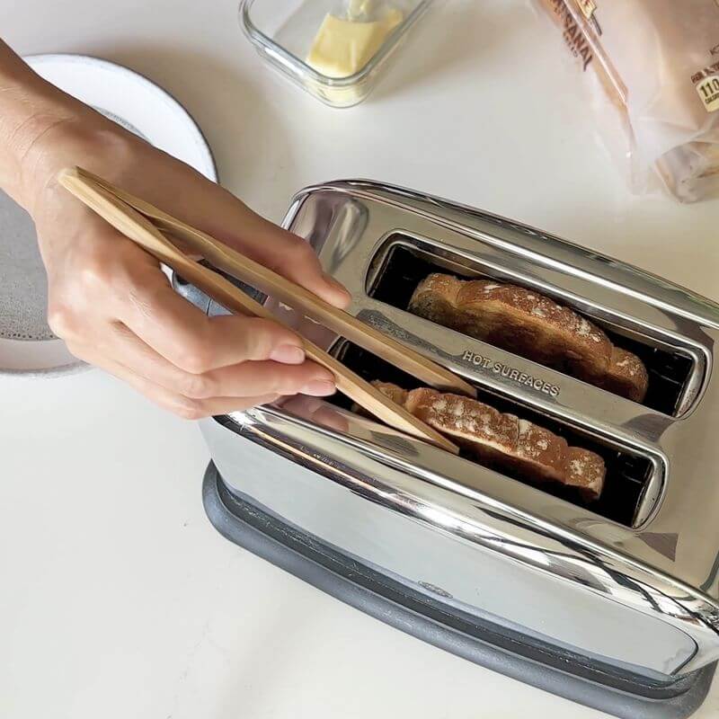 Bamboo Toast Tongs - KITCHEN - Accessories and Gadgets - Soko and Co