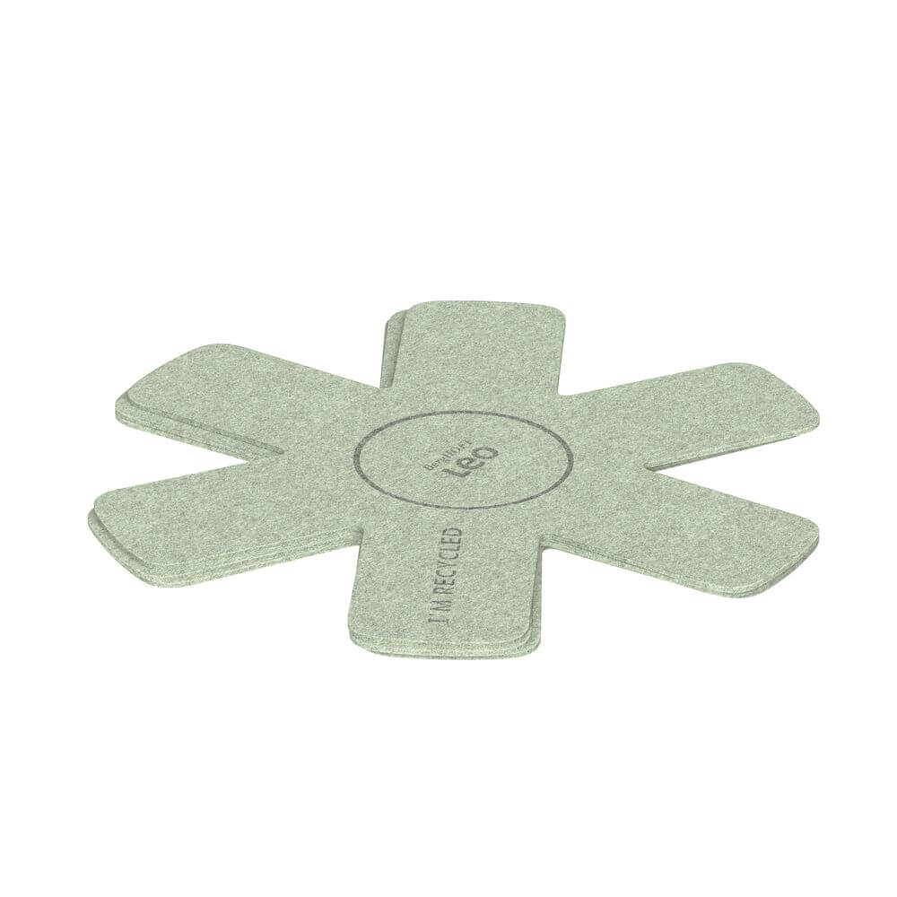 BergHOFF Recycled Felt Pot & Pan Protectors 3 Pack Green - KITCHEN - Accessories and Gadgets - Soko and Co