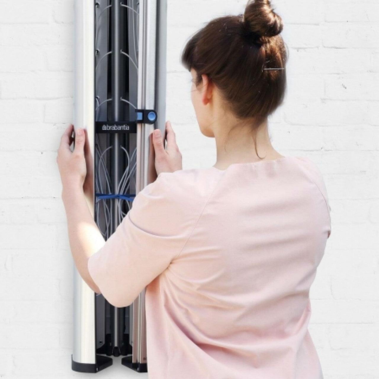 Brabantia Wallfix Wall Mounted Clothes Airer & Steel Storage Box - LAUNDRY - Airers - Soko and Co