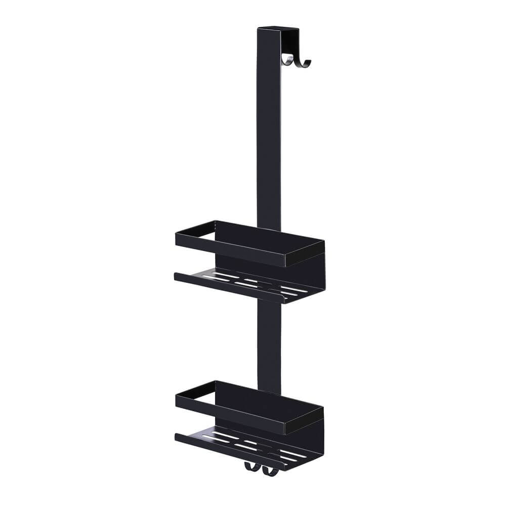 Bria Over Door Shower Caddy 2 Tier Black - BATHROOM - Shower Caddies - Soko and Co