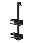 Bria Over Door Shower Caddy 2 Tier Black