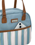 Cali Insulated Lunch Bag Hazy Blue Stripes - LIFESTYLE - Lunch - Soko and Co