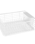 Cira Tall Dish Rack with Draining Board White - KITCHEN - Dish Racks and Mats - Soko and Co