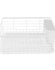 Cira Tall Dish Rack with Draining Board White - KITCHEN - Dish Racks and Mats - Soko and Co