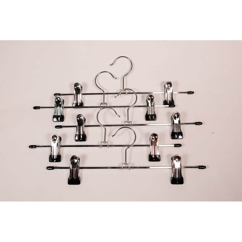 Clip-On Skirt and Pants Hanger 5 Pack - WARDROBE - Clothes Hangers - Soko and Co