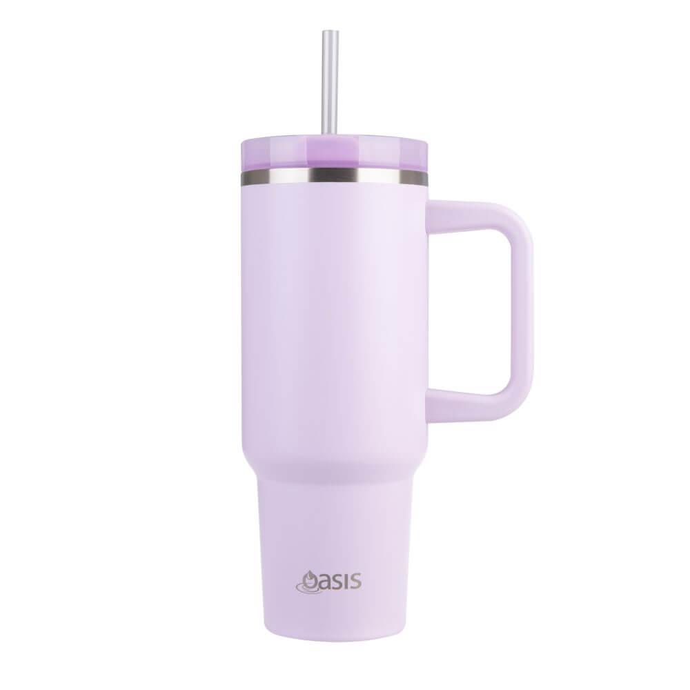 Commuter 1.2L Insulated Tumbler with Straw White Orchid