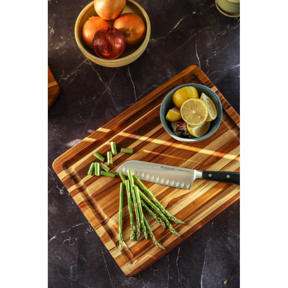 Deluxe Wooden Chopping Board with Juice Canals Small - KITCHEN - Bench - Soko and Co