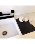 Dia Stone Dish Drying Mat Grey - KITCHEN - Dish Racks and Mats - Soko and Co