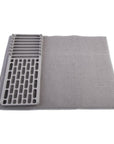 Drying Mat With Removable Rack Grey