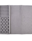 Drying Mat With Removable Rack Grey