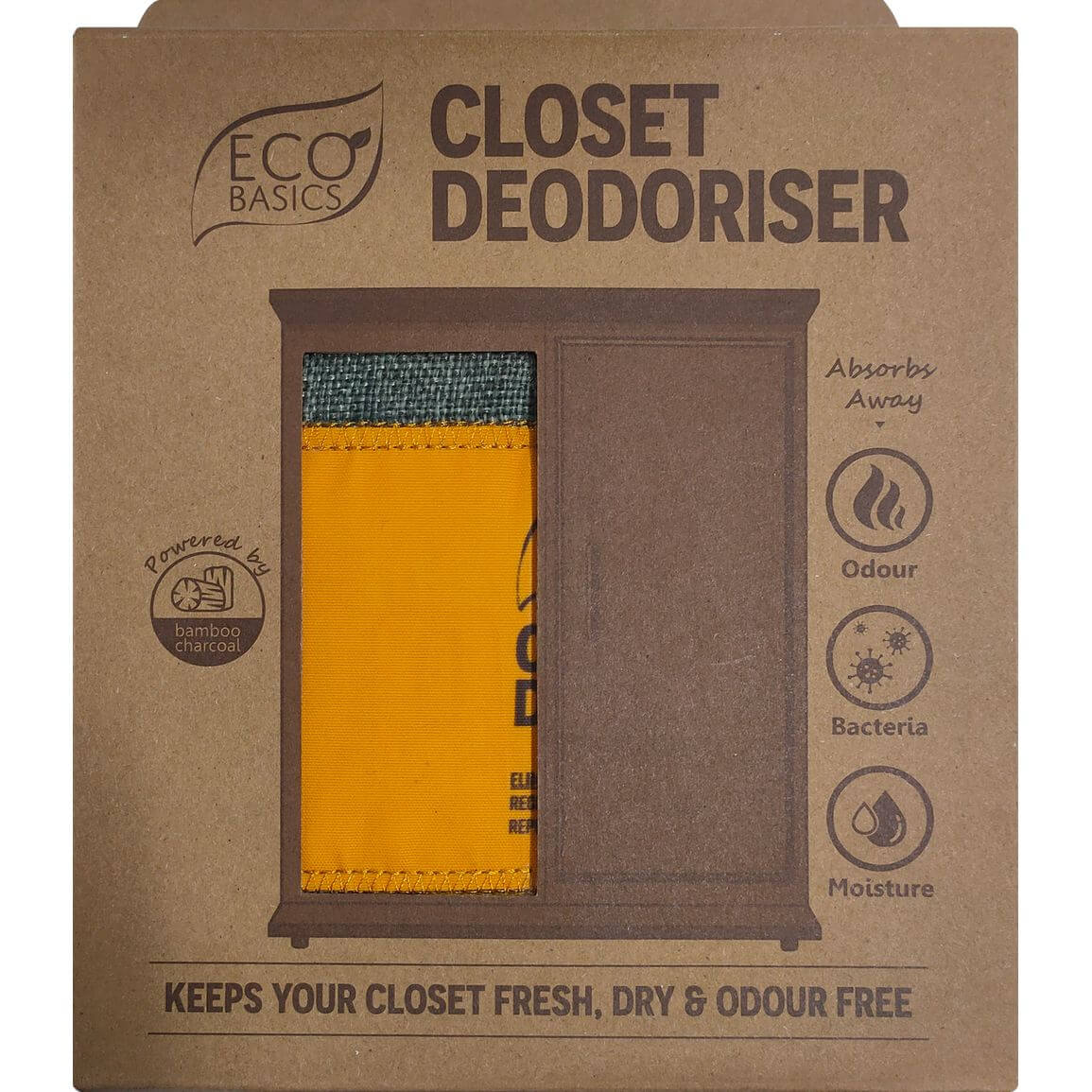 Eco Basics Bamboo Wardrobe Deodoriser - WARDROBE - Clothes Care - Soko and Co