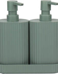 Eco Basics Wash Station Duo Green - BATHROOM - Soap Dispensers and Trays - Soko and Co