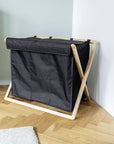Ecori Triple Bamboo Laundry Hamper - LAUNDRY - Hampers - Soko and Co