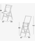 Eletta Ladder Chair Cherry Wood - LAUNDRY - Ladders - Soko and Co