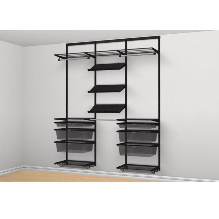 Elfa Deluxe Wardrobe Storage Solution W:180 Graphite - ELFA - Ready Made Solutions - Soko and Co