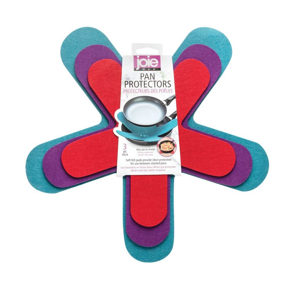 Felt Pot & Pan Protectors 3 Pack Multicoloured - KITCHEN - Accessories and Gadgets - Soko and Co