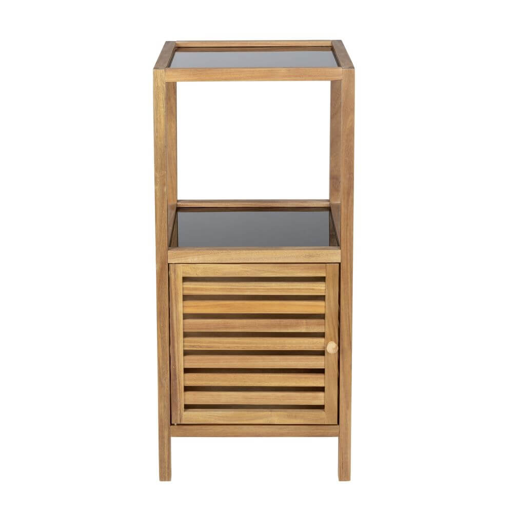 Fern Wood & Glass Shelf and Cabinet - HOME STORAGE - Shelves and Cabinets - Soko and Co