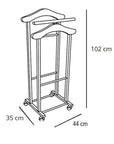 Fiore Clothes Valet Stand White - WARDROBE - Garment Racks - Soko and Co