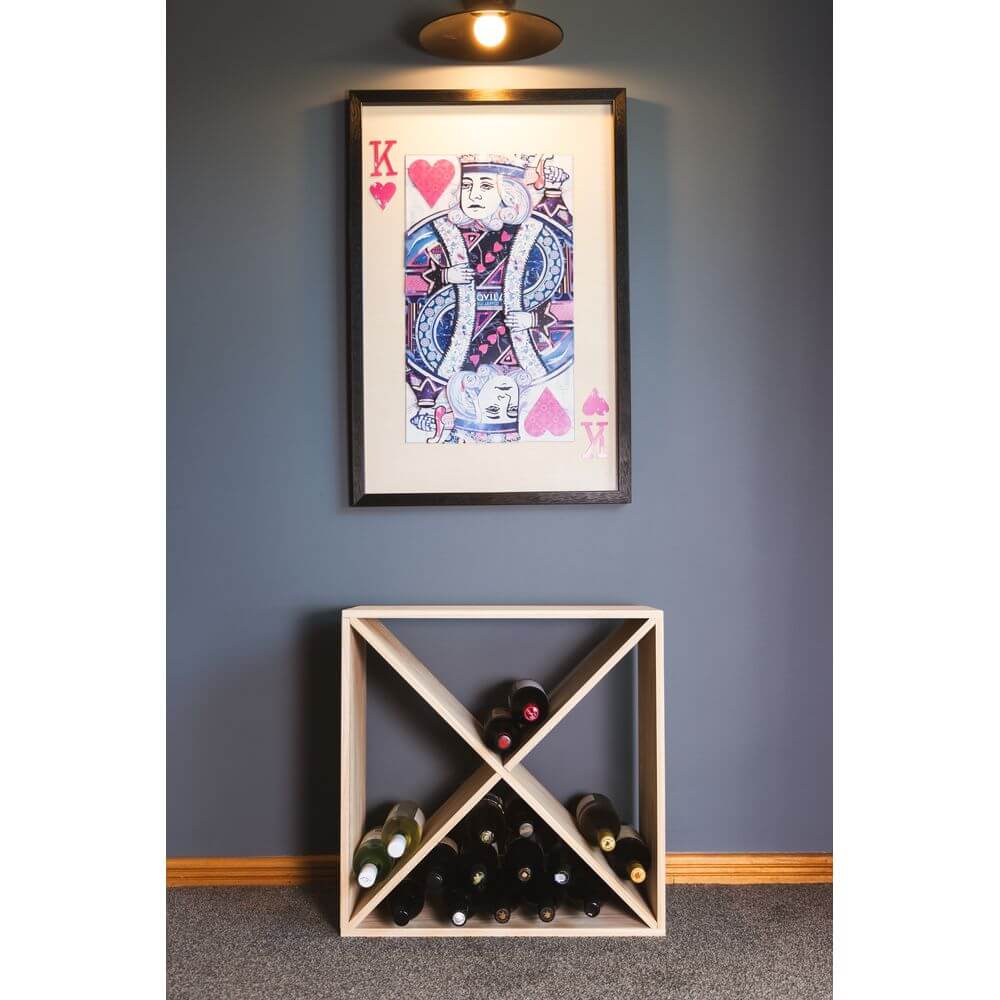 Florence 4 Section Pine Wine Rack - WINE - Wine Racks - Soko and Co