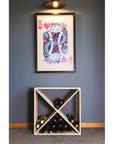 Florence 4 Section Pine Wine Rack - WINE - Wine Racks - Soko and Co