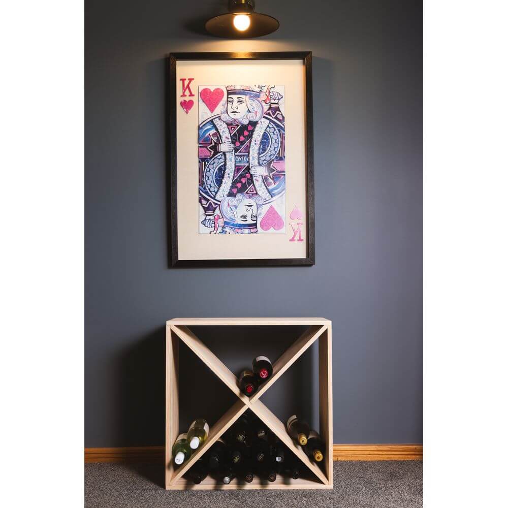 Florence 4 Section Pine Wine Rack - WINE - Wine Racks - Soko and Co