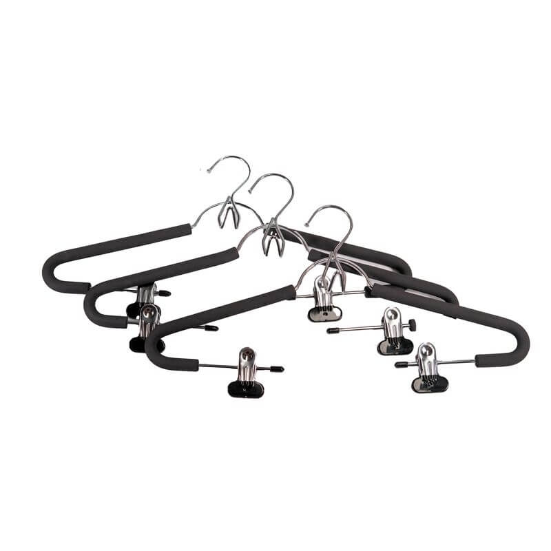 Foam Shirt Hanger with Clips 3 Pack - WARDROBE - Clothes Hangers - Soko and Co