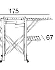 Gabbiano Clothes Airer White - LAUNDRY - Airers - Soko and Co