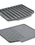 Gravity 2-in-1 Rubber Dish Draining Board - KITCHEN - Dish Racks and Mats - Soko and Co