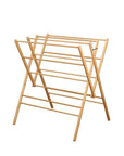 Heavy Duty W-Frame Bamboo Clothes Airer - LAUNDRY - Airers - Soko and Co