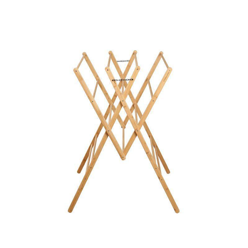 Heavy Duty W-Frame Bamboo Clothes Airer - LAUNDRY - Airers - Soko and Co