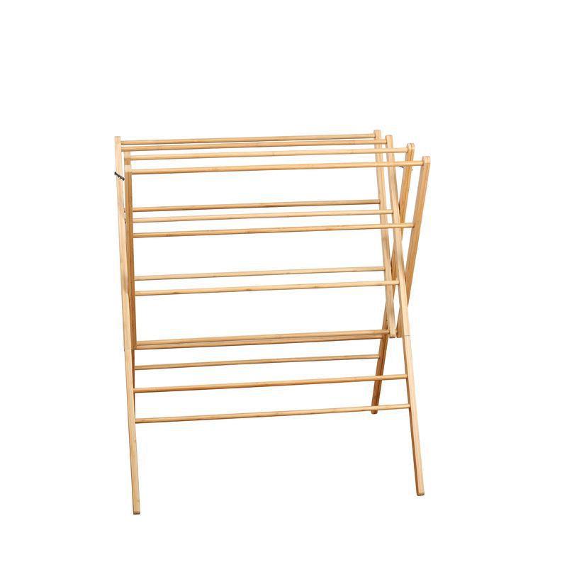 Heavy Duty W-Frame Bamboo Clothes Airer - LAUNDRY - Airers - Soko and Co