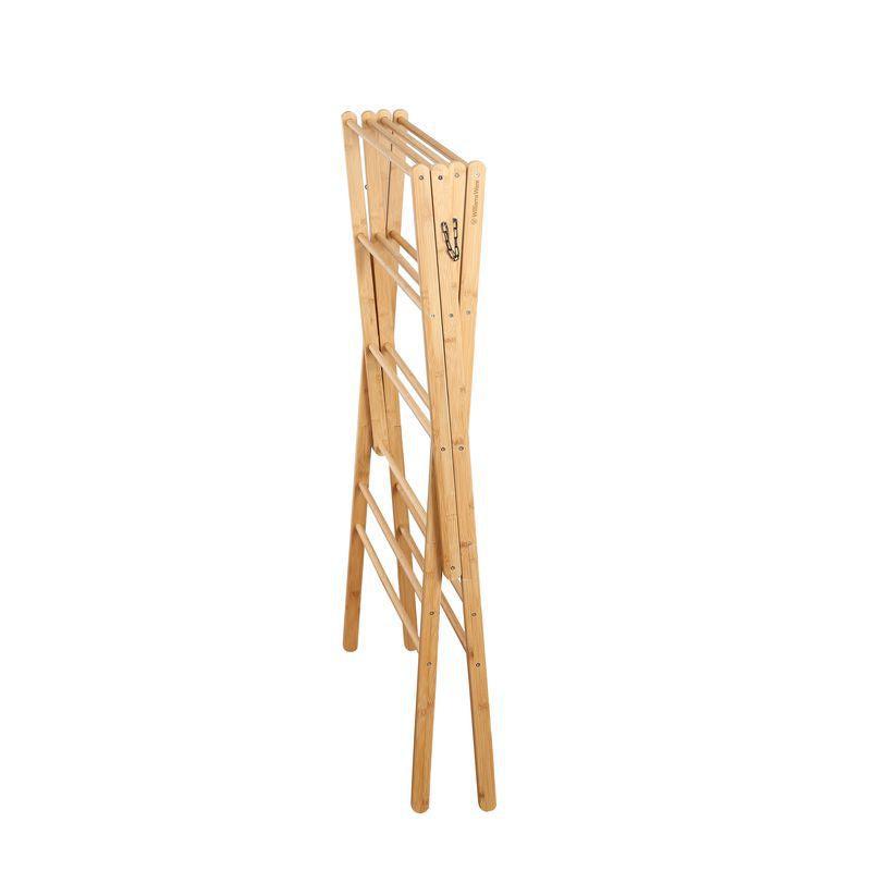 Heavy Duty W-Frame Bamboo Clothes Airer - LAUNDRY - Airers - Soko and Co