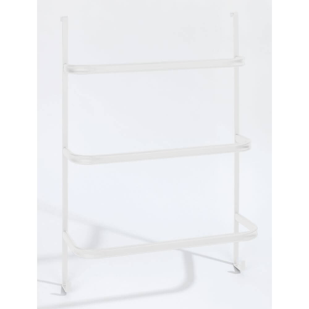 Irpinia 3 Rail Over Door Towel Rack White - BATHROOM - Towel Racks - Soko and Co