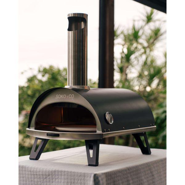 Jiko Portable Woodfired Pizza Oven With Revolving Stone and Pizza Peel - KITCHEN - Entertaining - Soko and Co