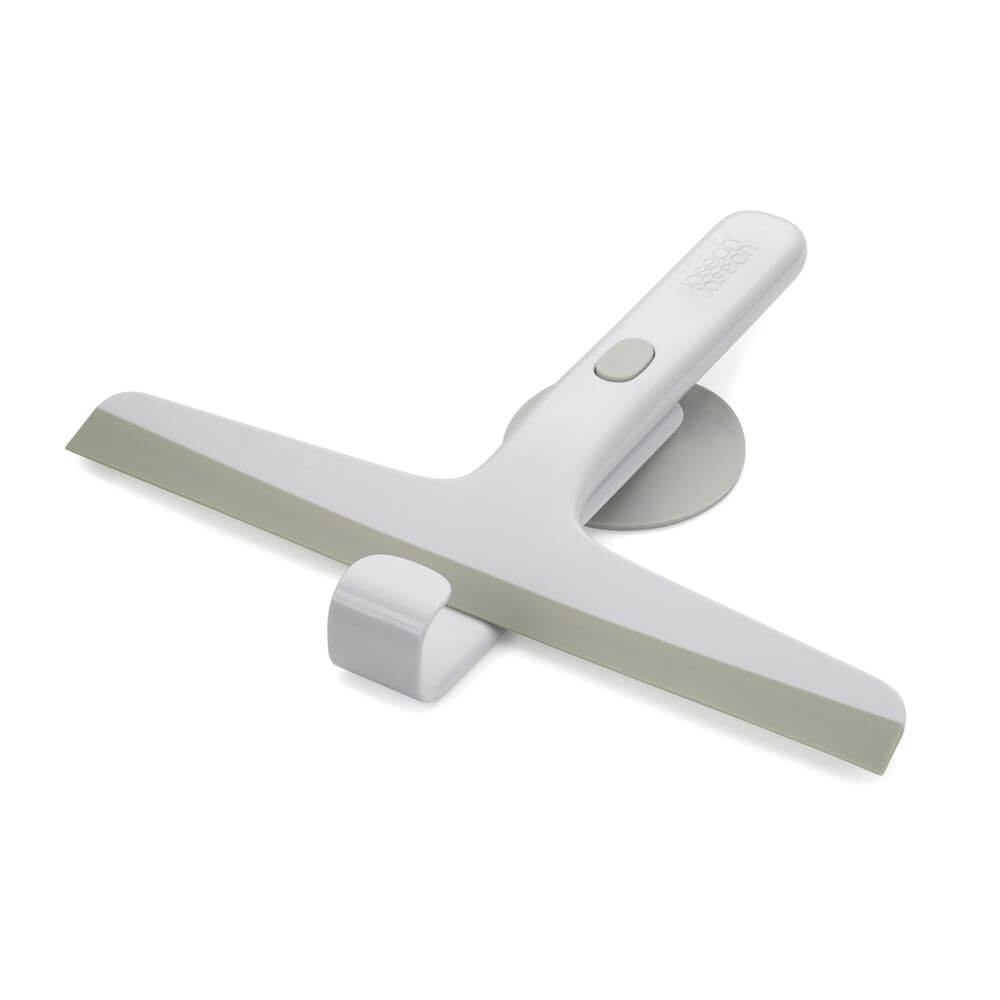 Joseph Joseph EasyStore Slimline Shower Squeegee & Storage Hook Grey - BATHROOM - Squeegees and Cleaning - Soko and Co